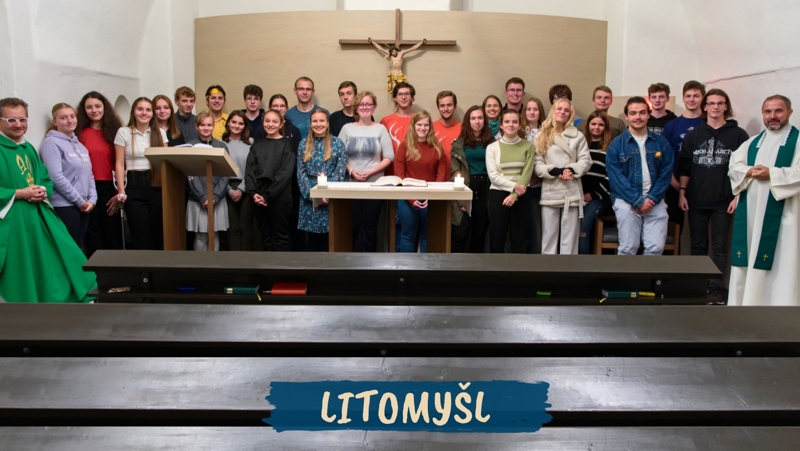 Skupinová fotka vikariátu Litomyšl