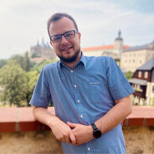 Profilová fotka kaplana pro mládež P. Michal Šramko